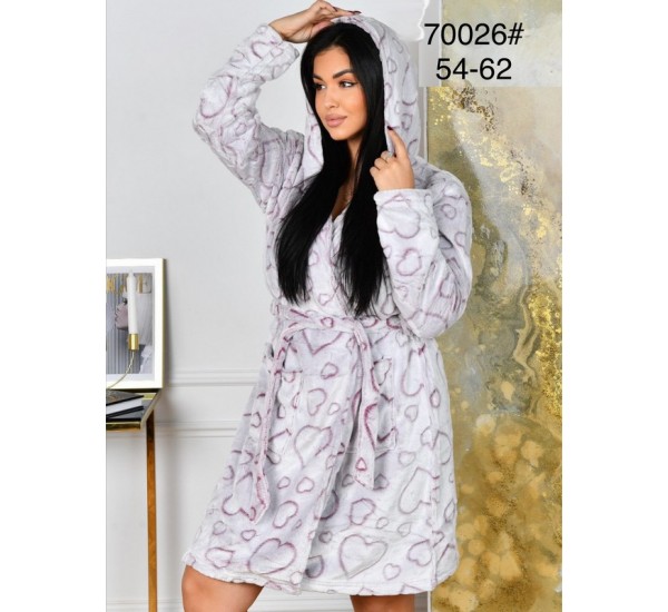 Халат жіночий, махра 5 шт (54-62 р) ZeL1396_70026