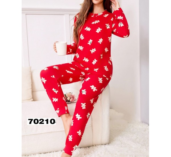 Піжама жіноча, байка 5 шт (S-2XL) ZeL1396_70210