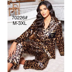 Піжама жіноча, шовк 5 шт (M-3XL) ZeL1396_70226