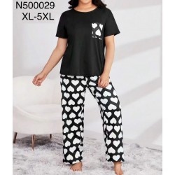 Піжама жіноча, бамбук 5 шт (1-5XL) ZeL1396_N500029