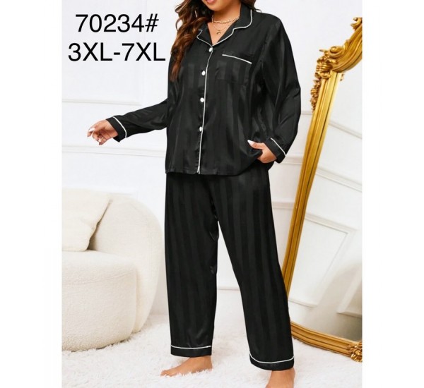 Піжама жіноча, шовк 5 шт (3-7XL) ZeL1396_70234