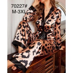 Піжама жіноча, шовк 5 шт (M-3XL) ZeL1396_70227