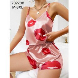Піжама жіноча, шовк 5 шт (M-3XL) ZeL1396_70270