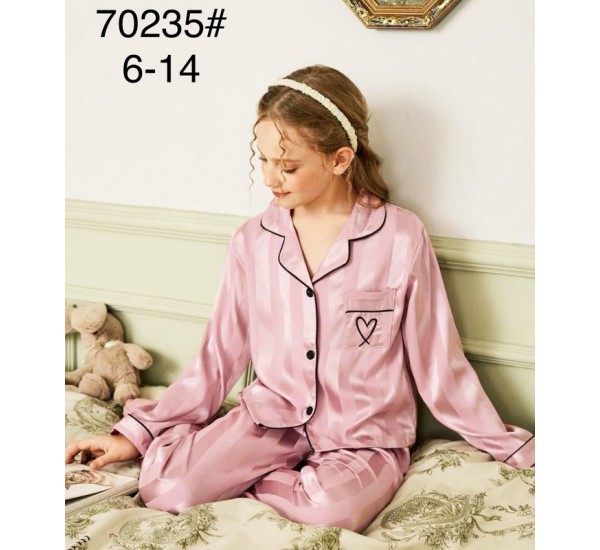 Піжама дитяча, шовк 5 шт (6-14 років) ZeL1396_70235