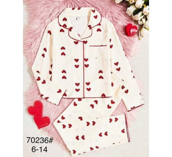 Пижама детская, бамбук 5 шт (6-14 лет) ZeL1396_70236