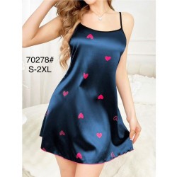 Нічна сорочка, шовк 5 шт (S-2XL) ZeL1396_70278