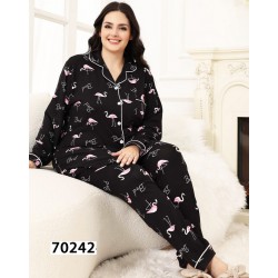 Піжама жіноча, трикотаж 5 шт (3-7XL) ZeL1396_70242