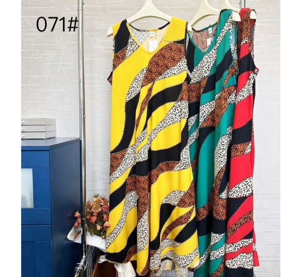 Сарафан жіночий MIX, штапель 12 шт (64 р) ZeL1396_071-6