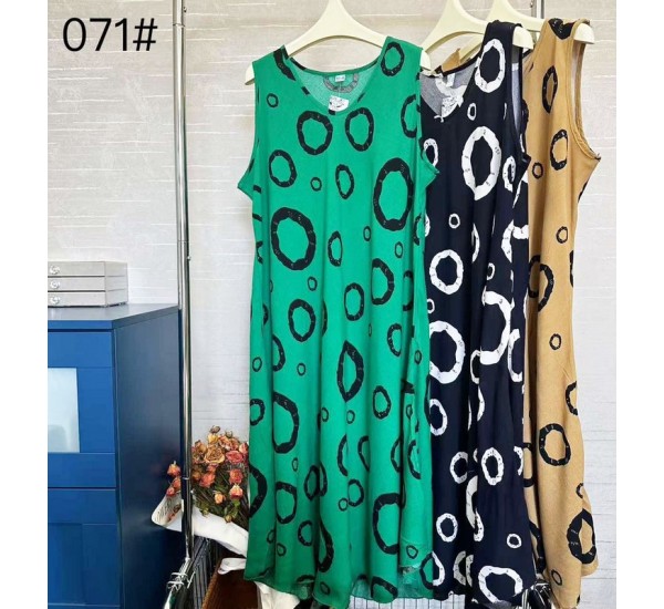 Сарафан жіночий MIX, штапель 12 шт (64 р) ZeL1396_071-7