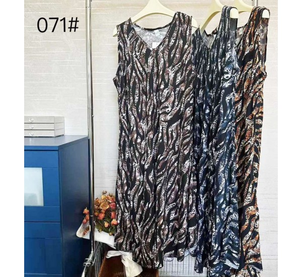 Сарафан жіночий MIX, штапель 12 шт (64 р) ZeL1396_071-8