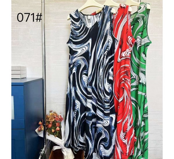 Сарафан жіночий MIX, штапель 12 шт (64 р) ZeL1396_071-10