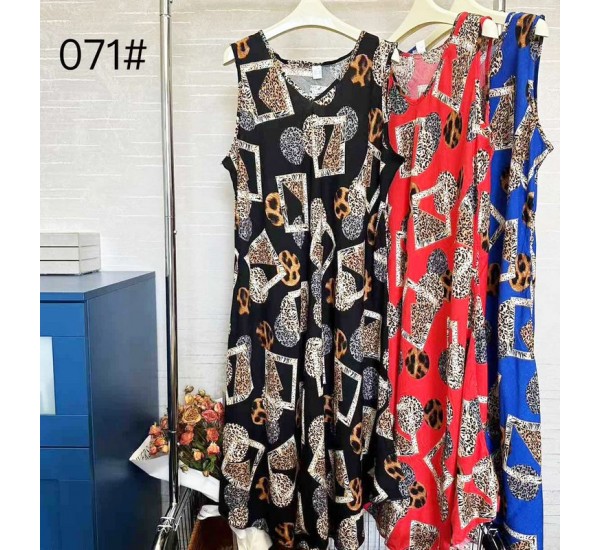 Сарафан жіночий MIX, штапель 12 шт (64 р) ZeL1396_071-11