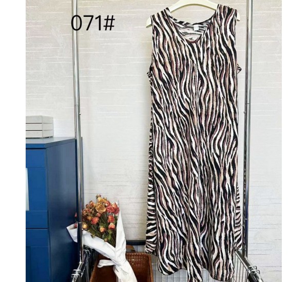 Сарафан жіночий MIX, штапель 12 шт (64 р) ZeL1396_071-13