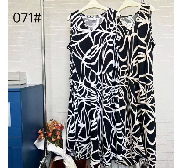 Сарафан жіночий MIX, штапель 12 шт (64 р) ZeL1396_071-16