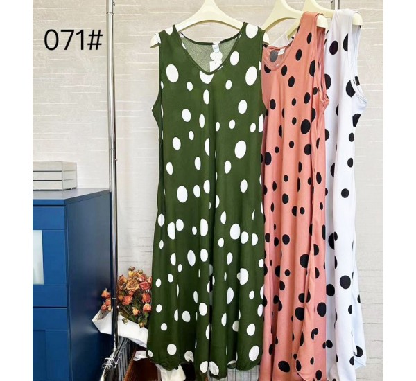 Сарафан жіночий MIX, штапель 12 шт (64 р) ZeL1396_071-2