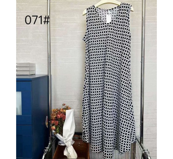 Сарафан жіночий MIX, штапель 12 шт (64 р) ZeL1396_071-3