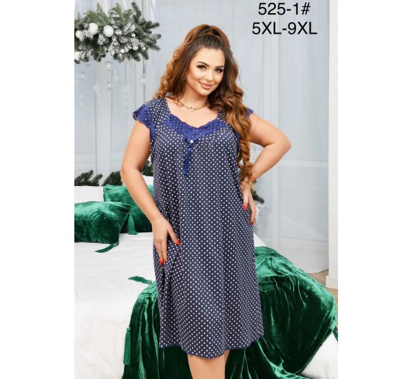 Ночная рубашка, бамбук 5 шт (58-66 р) ZeL1396_525-1