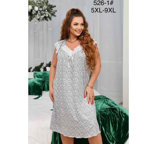 Ночная рубашка, бамбук 5 шт (58-66 р) ZeL1396_526-1