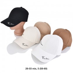 Кепка чоловіча 25 шт (60-62 р) коттон LeR_150601