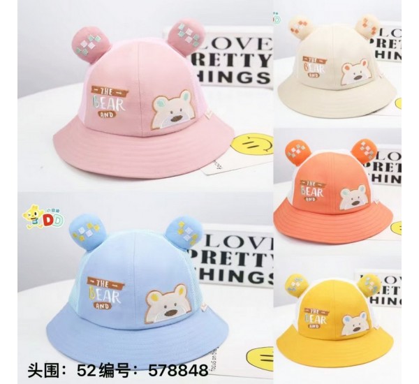 Панама дитяча 25 шт (52-54 р) коттон LeR_150604