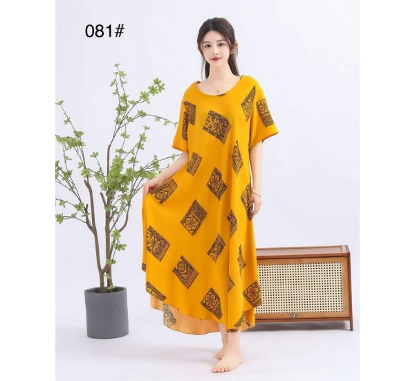 Сукня жіноча Батал MIX, штапель 6 шт (60 р) ZeL1396_081-16