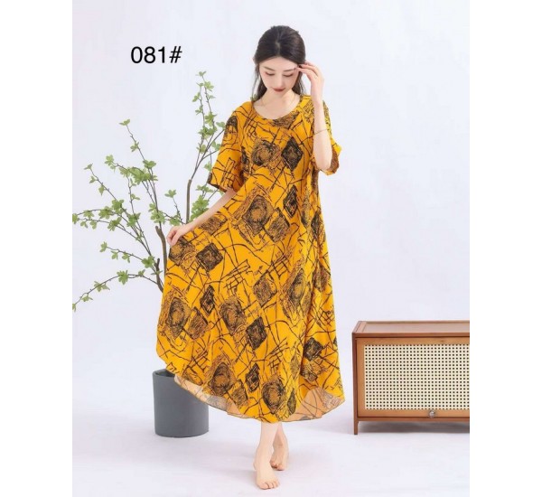 Сукня жіноча Батал MIX, штапель 6 шт (60 р) ZeL1396_081-22