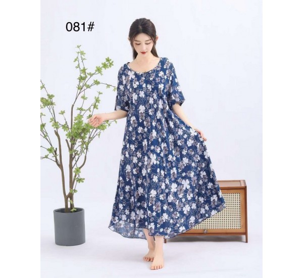 Платье женское Батал MIX, штапель 6 шт (60 р) ZeL1396_081-3