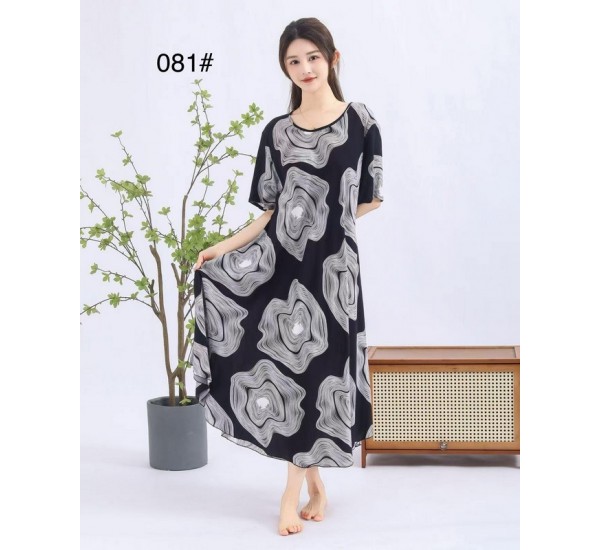 Платье женское Батал MIX, штапель 6 шт (60 р) ZeL1396_081-8