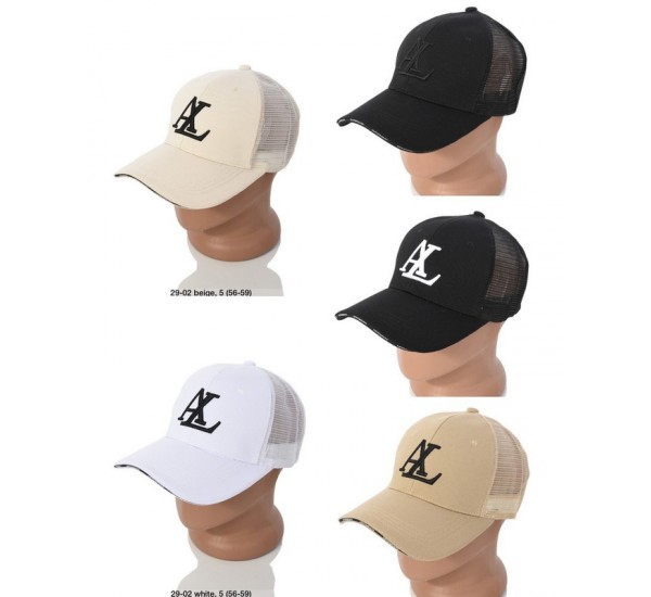 Кепка чоловіча 25 шт (56-58 р) коттон LeR_160605