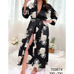 Халат жіночий, шовк 5 шт (3-7XL) ZeL1396_70367