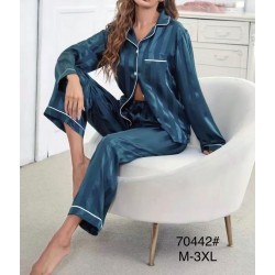 Піжама жіноча, шовк 5 шт (M-3XL) ZeL1396_70442d