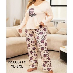 Піжама жіноча супер батал, бамбук 5 шт (1-5XL) ZeL1396_500041