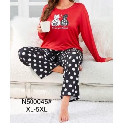 Піжама жіноча супер батал, бамбук 5 шт (1-5XL) ZeL1396_500045