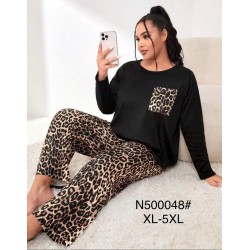 Піжама жіноча супер батал, бамбук 5 шт (1-5XL) ZeL1396_500048