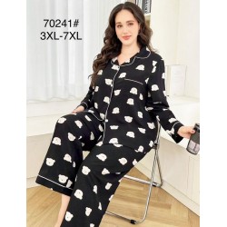Піжама жіноча супер батал, трикотаж 5 шт (3-7XL) ZeL1396_70241