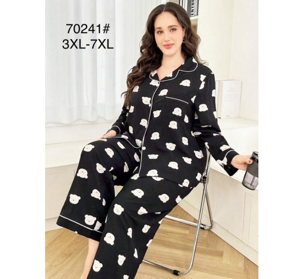 Піжама жіноча супер батал, трикотаж 5 шт (3-7XL) ZeL1396_70241
