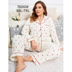Піжама жіноча супер батал, трикотаж 5 шт (3-7XL) ZeL1396_70243