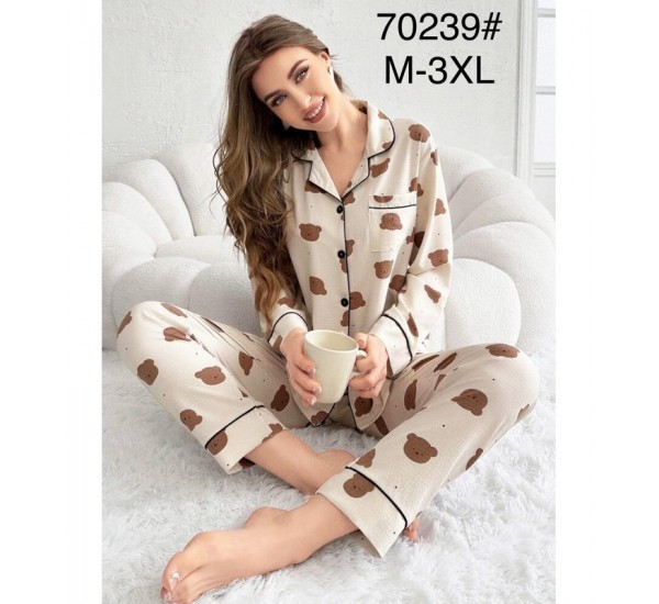 Піжама жіноча, трикотаж 5 шт (M-3XL) ZeL1396_70239