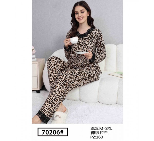 Піжама жіноча, начіс 5 шт (M-3XL) ZeL1396_70206