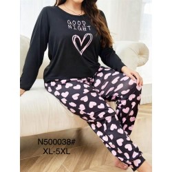 Піжама жіноча супер батал, бамбук 5 шт (1-5XL) ZeL1396_500038