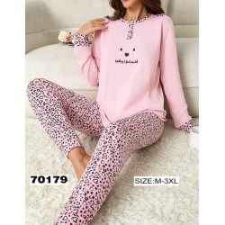 Піжама жіноча, 5 шт (M-3XL) байка ZeL1396_70179