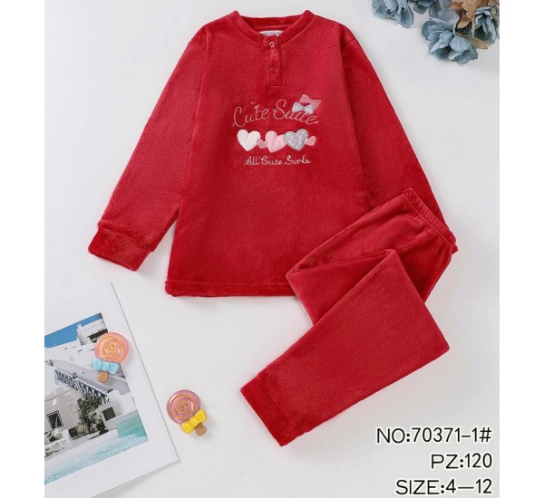 Піжама підліткова, 5 шт (4-12 років) велсофт ZeL1396_70371-1a