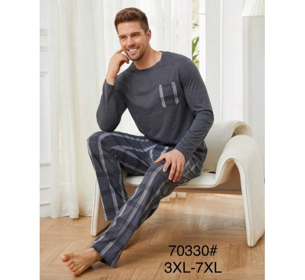 Піжама чоловіча, 5 шт (3-7XL) коттон ZeL1396_70330