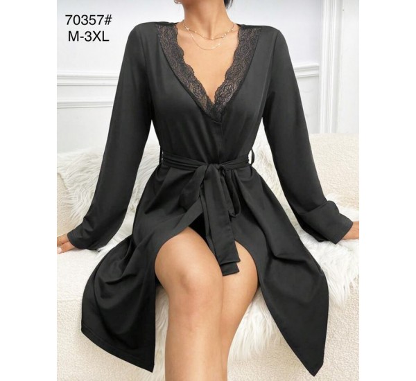 Халат жіночий, 5 шт (M-3XL) шовк ZeL1396_70357