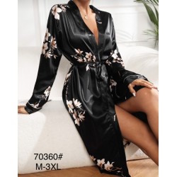 Халат жіночий, 5 шт (M-3XL) шовк ZeL1396_70360