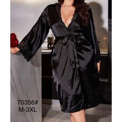 Халат жіночий, 5 шт (M-3XL) шовк ZeL1396_70356