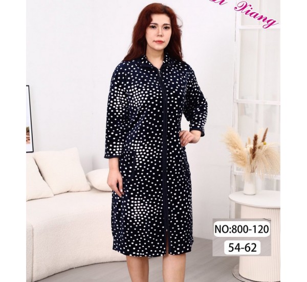 Халат жіночий, велюр 5 шт (54-62 р) ZeL1396_800-120