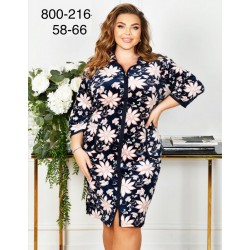 Халат жіночий, велюр 5 шт (58-66 р) ZeL1396_800-216