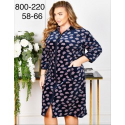 Халат жіночий, велюр 5 шт (58-66 р) ZeL1396_800-220