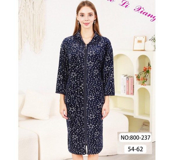 Халат жіночий, велюр 5 шт (54-62 р) ZeL1396_800-237